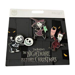 Disney Parks Nightmare Before Christmas Lock Shock and Barrel Pin Set